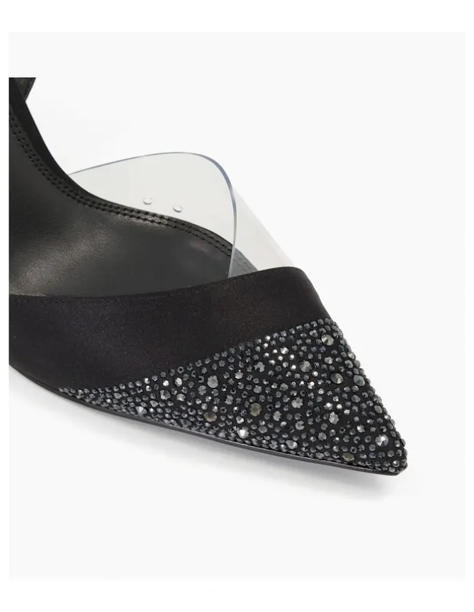 Dune London Carrie Slingback Heel in Black