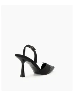 Dune London Carrie Slingback Heel in Black