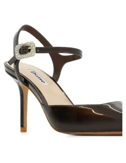 Dune London Channel Pumps in Brown