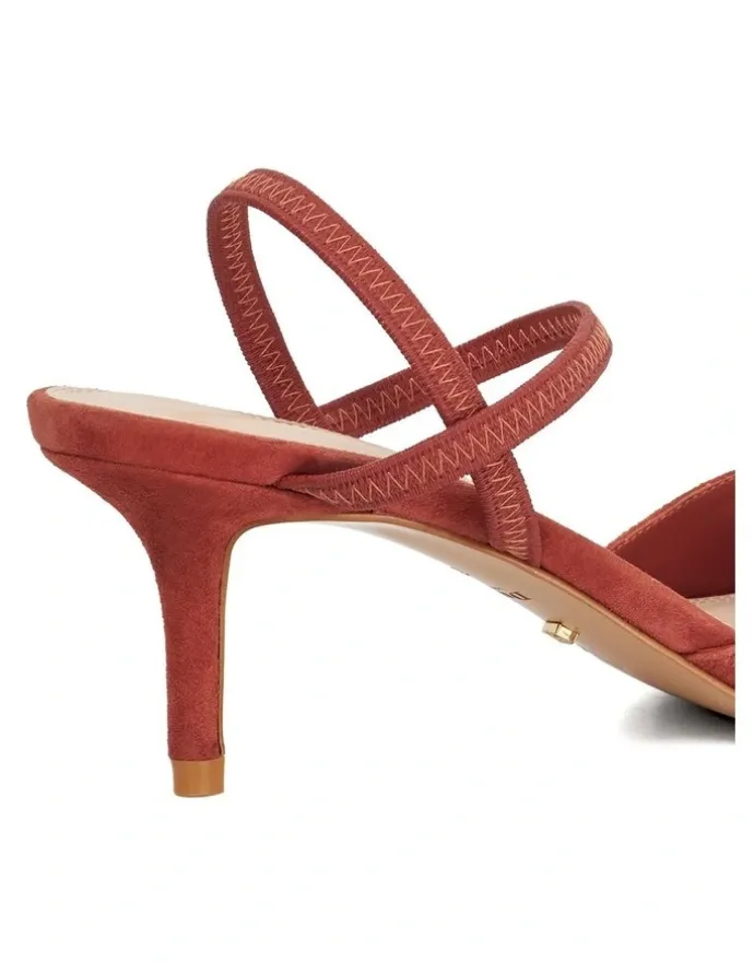 Dune London Classical Y Back Court in Coral
