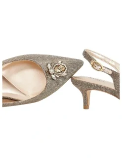 Dune London Context Bug Detail Slingback In Bronze
