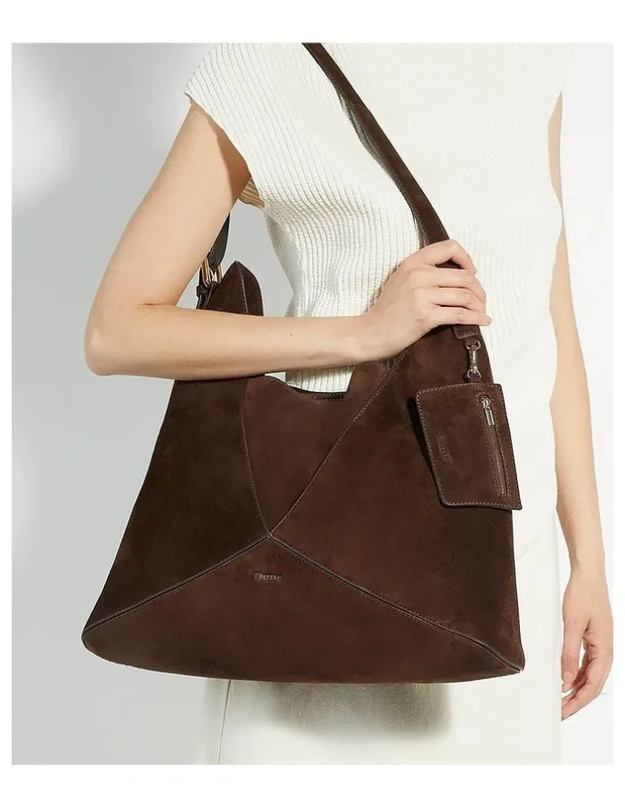 Dune London Dearest Tote Bag in Dark Brown