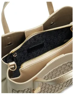 Dune London Deavie Mini Tote in Brown