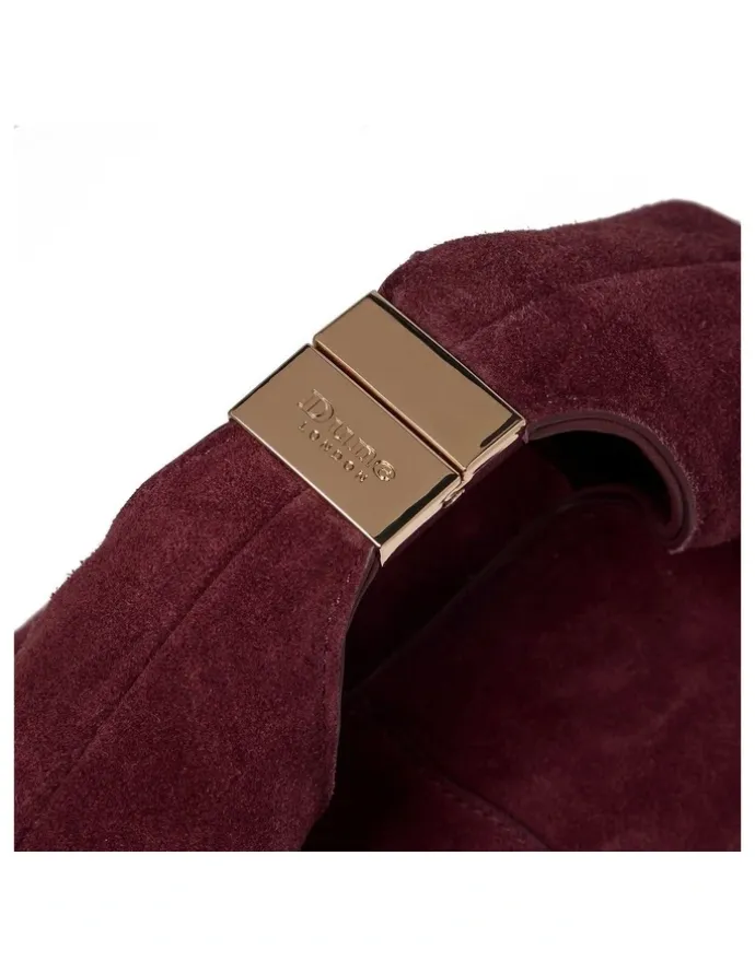 Dune London Debut Mini Soft Grab Bag in Burgundy