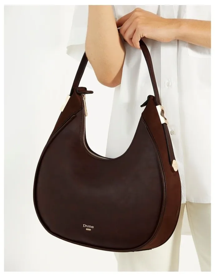 Dune London Dedicated Shoulder Bag in Brown
