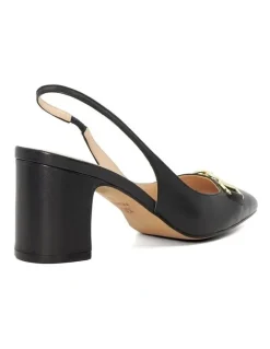 Dune London Detailed Slingback Pump in Black