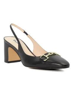 Dune London Detailed Slingback Pump in Black