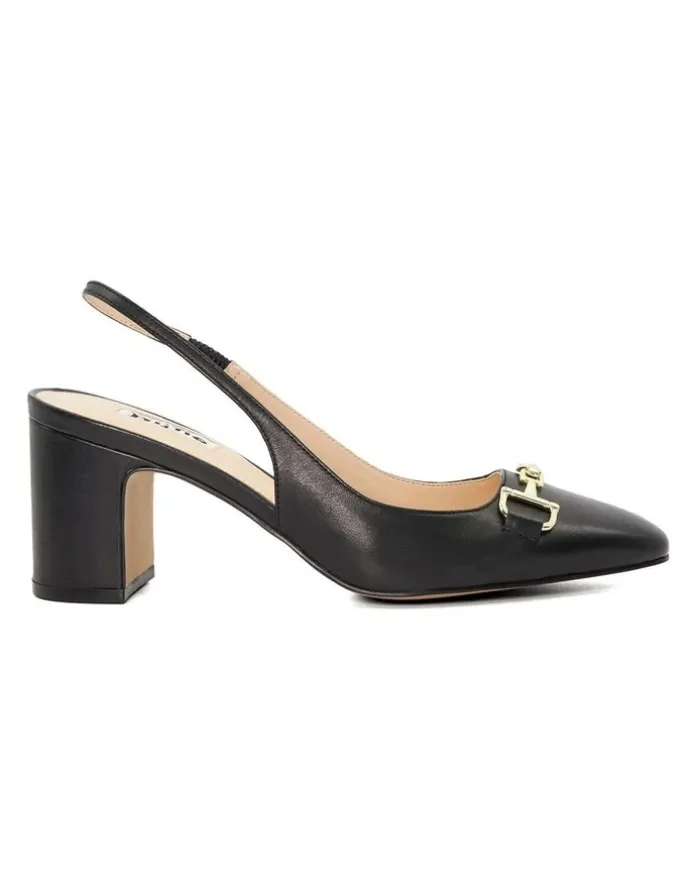 Dune London Detailed Slingback Pump in Black