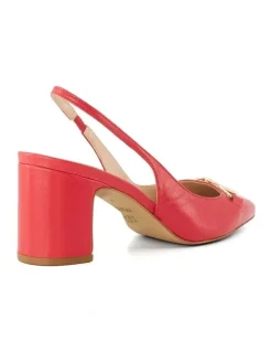 Dune London Detailed Slingback In Red