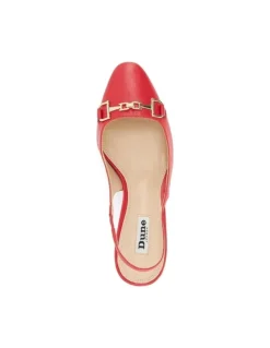 Dune London Detailed Slingback In Red