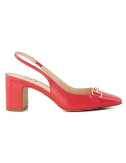 Dune London Detailed Slingback In Red