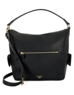 Dune London Dialo Large Slouch Shoulder Bag in Black