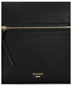 Dune London Dialo Large Slouch Shoulder Bag in Black