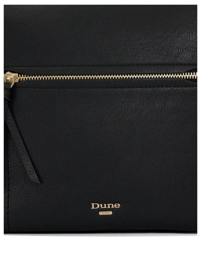 Dune London Dialo Large Slouch Shoulder Bag in Black