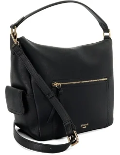 Dune London Dialo Large Slouch Shoulder Bag in Black