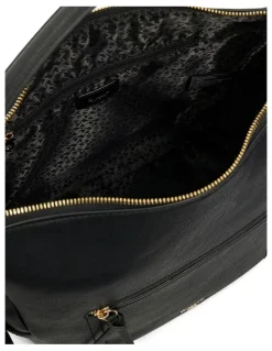 Dune London Dialo Large Slouch Shoulder Bag in Black