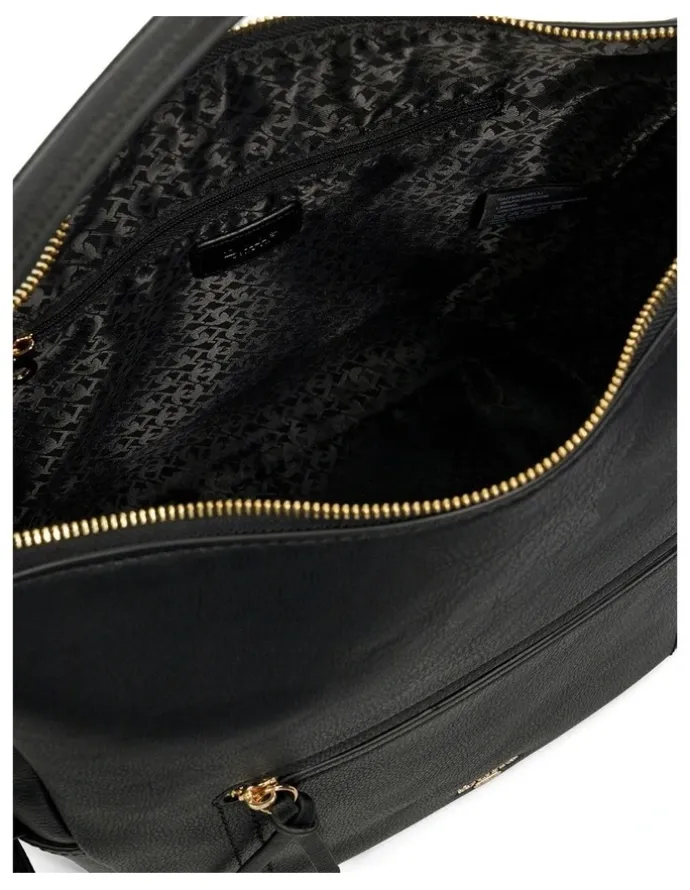 Dune London Dialo Large Slouch Shoulder Bag in Black