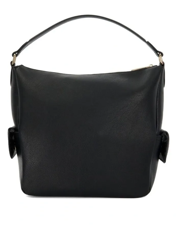 Dune London Dialo Large Slouch Shoulder Bag in Black