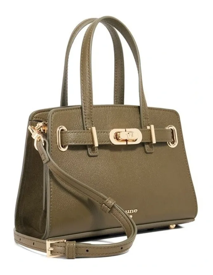 Dune London Dinkydefine Belt Tote in Khaki