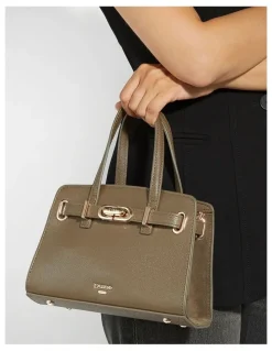 Dune London Dinkydefine Belt Tote in Khaki