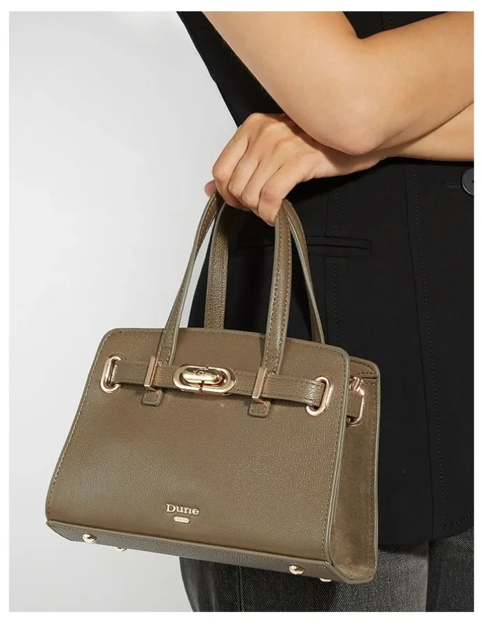 Dune London Dinkydefine Belt Tote in Khaki