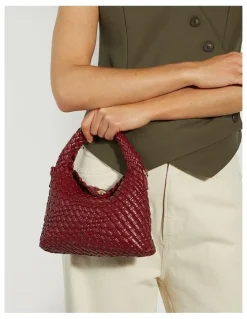 Dune London Dinkydeliberate Mini Tote Bag in Red