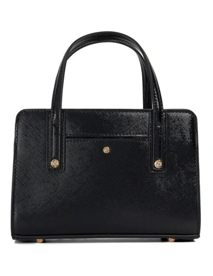 Dune London Dinkydenbeigh Mini Top Handle Tote in Black