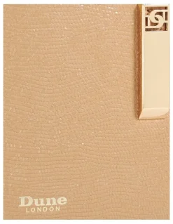 Dune London Dinkydenbeigh Mini Top Handle Tote in Camel