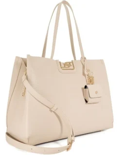 Dune London Direct Tote Bag in Ecru