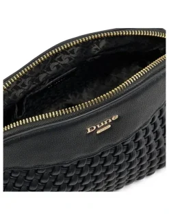 Dune London Distinct Crossbody Bag in Black