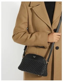 Dune London Distinct Crossbody Bag in Black