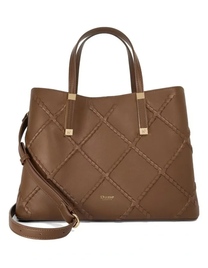 Dune London Dorry Bag In Chocolate