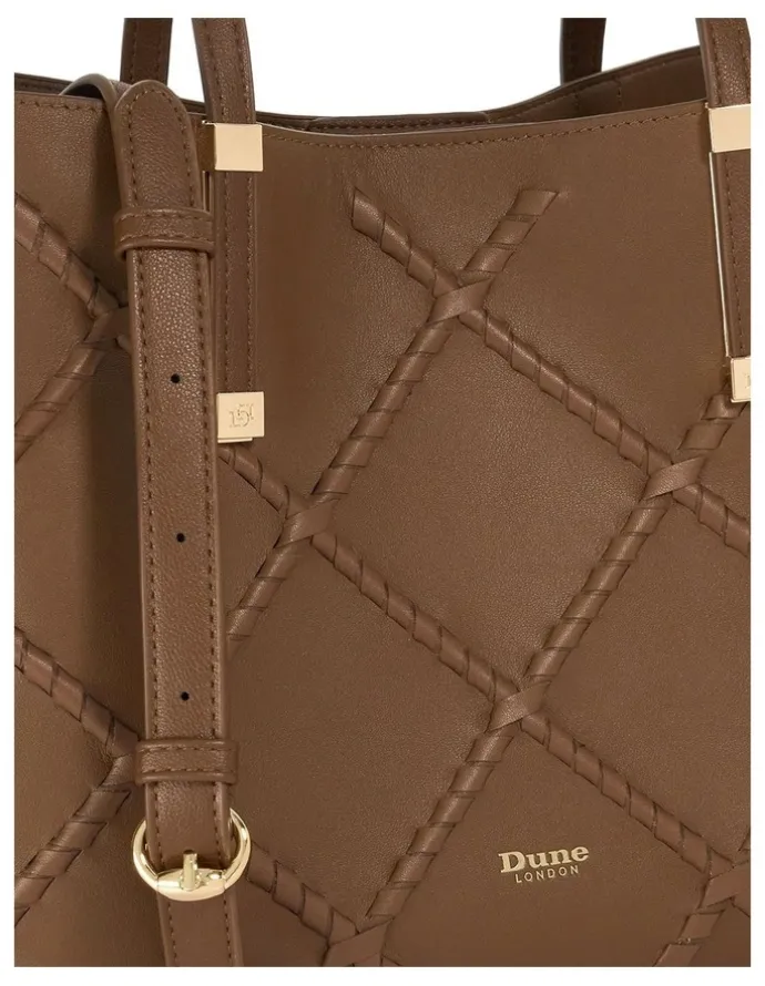 Dune London Dorry Bag In Chocolate