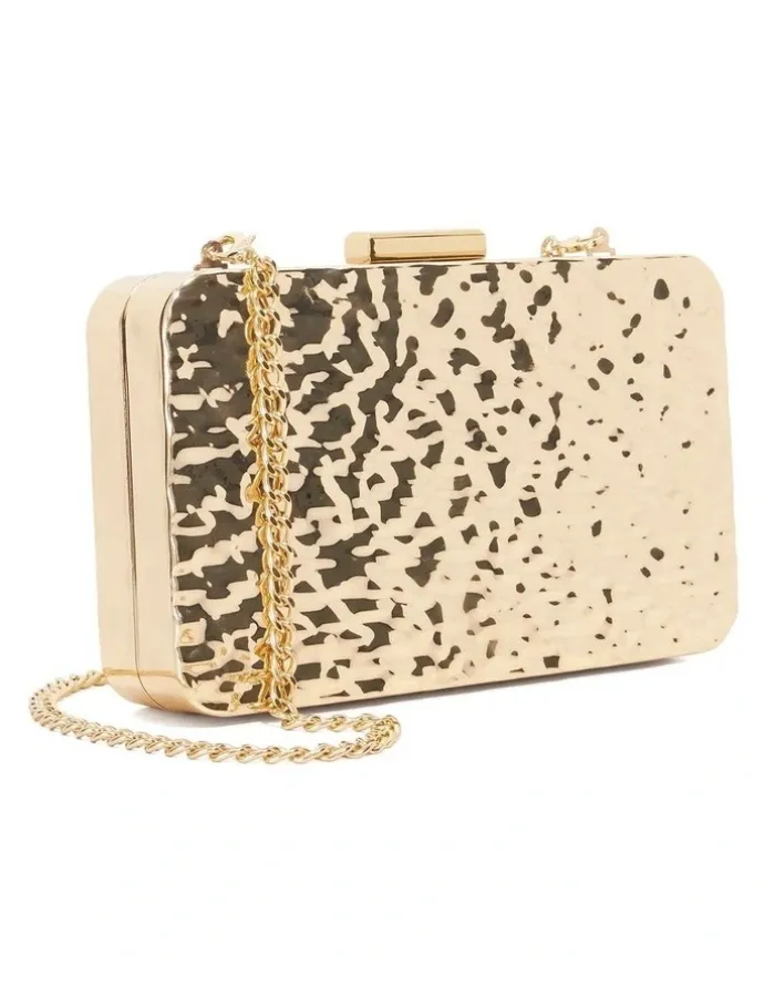 Dune London Earnest Hardcase Clutch in Multi