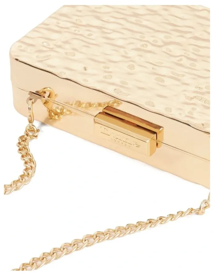 Dune London Earnest Hardcase Clutch in Multi