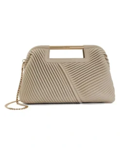 Dune London Ebec Clutch in Ecru