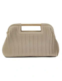 Dune London Ebec Clutch in Ecru