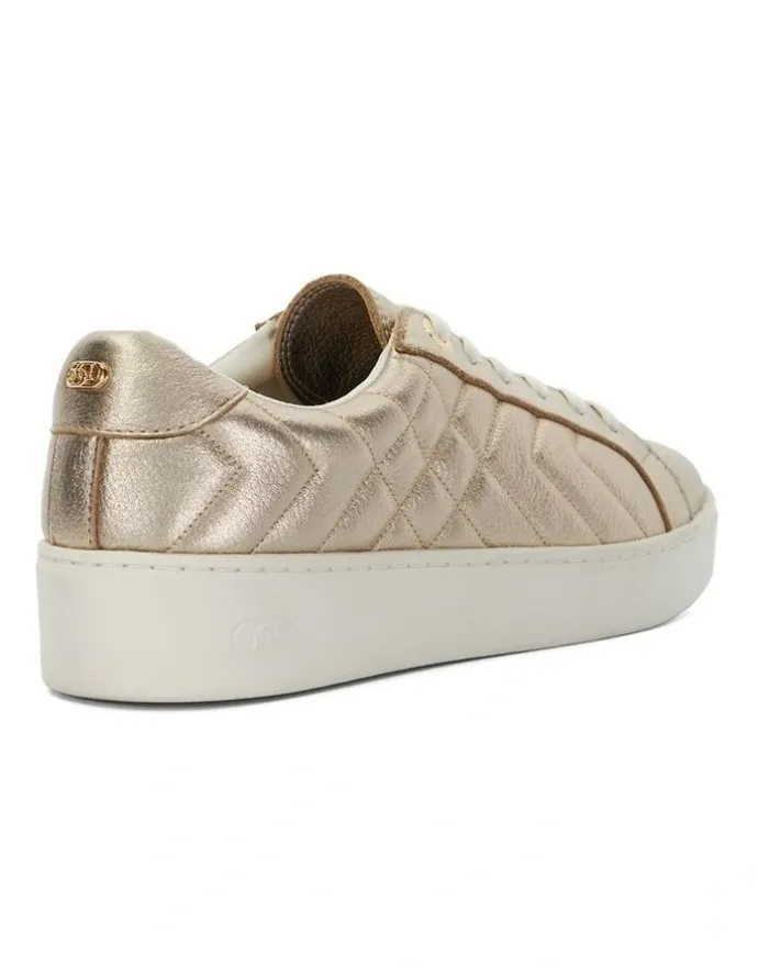 Dune London Egent Sneaker in Gold