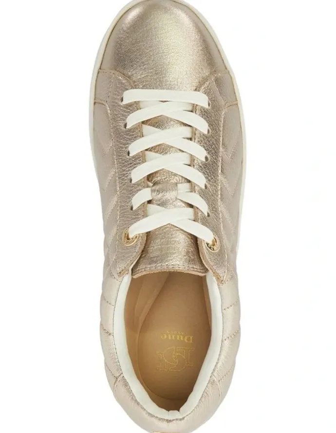 Dune London Egent Sneaker in Gold