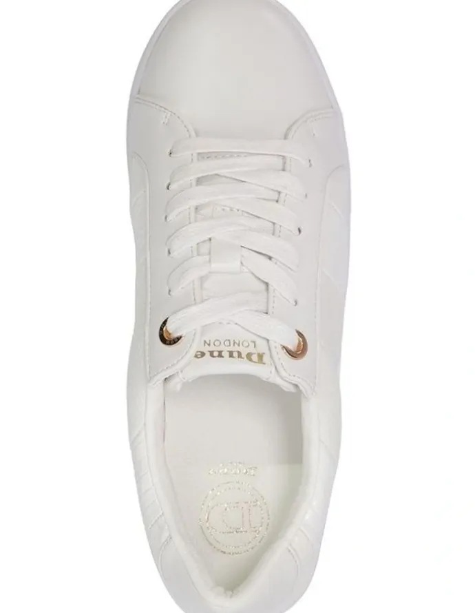 Dune London Eilans Trainers In White