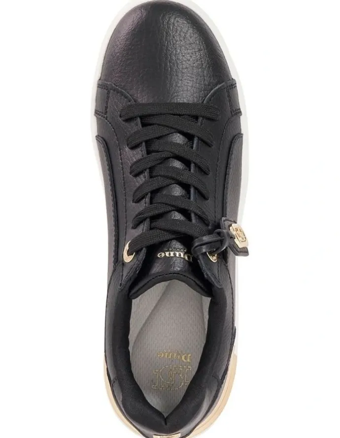 Dune London Ekino Trainer In Black
