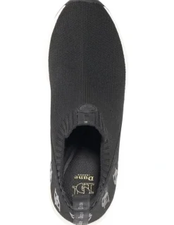 Dune London Elevates Knit Runner In Black