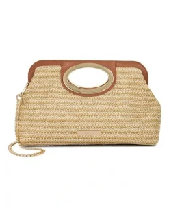 Dune London Ellsas Clutch in Natural
