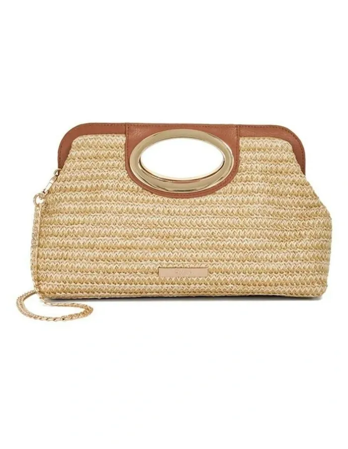 Dune London Ellsas Clutch in Natural