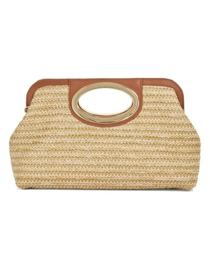 Dune London Ellsas Clutch in Natural