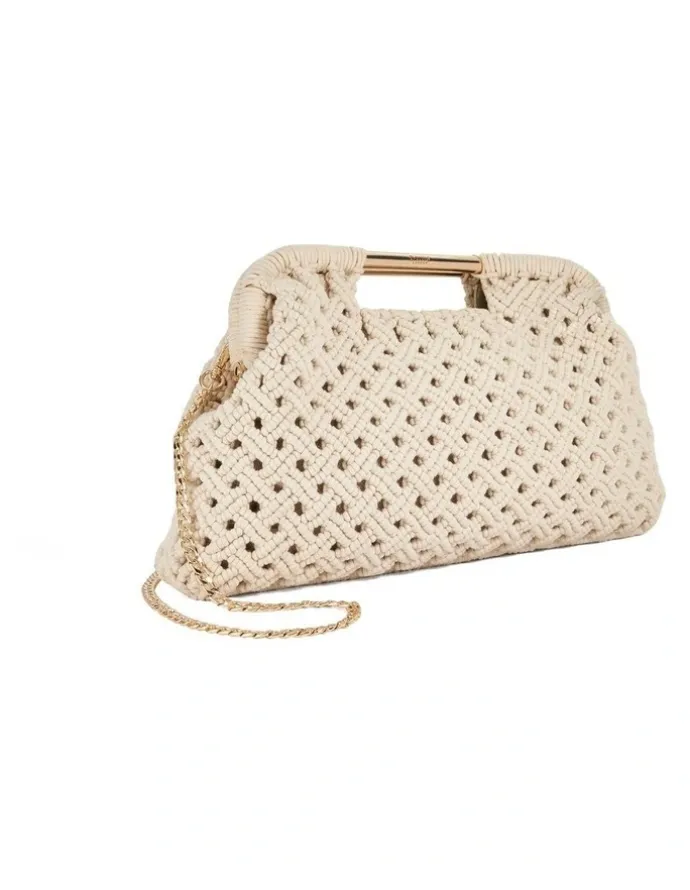 Dune London Elsabeth Clutch in Cream