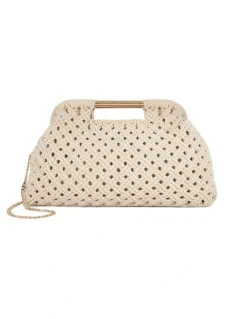 Dune London Elsabeth Clutch in Cream