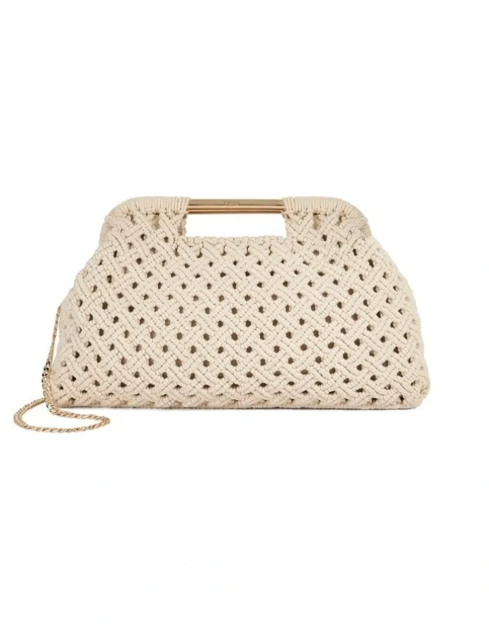 Dune London Elsabeth Clutch in Cream
