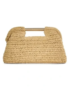Dune London Elsabeth Clutch in Natural