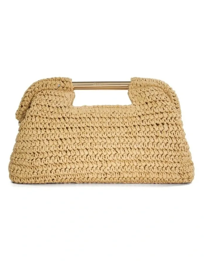 Dune London Elsabeth Clutch in Natural